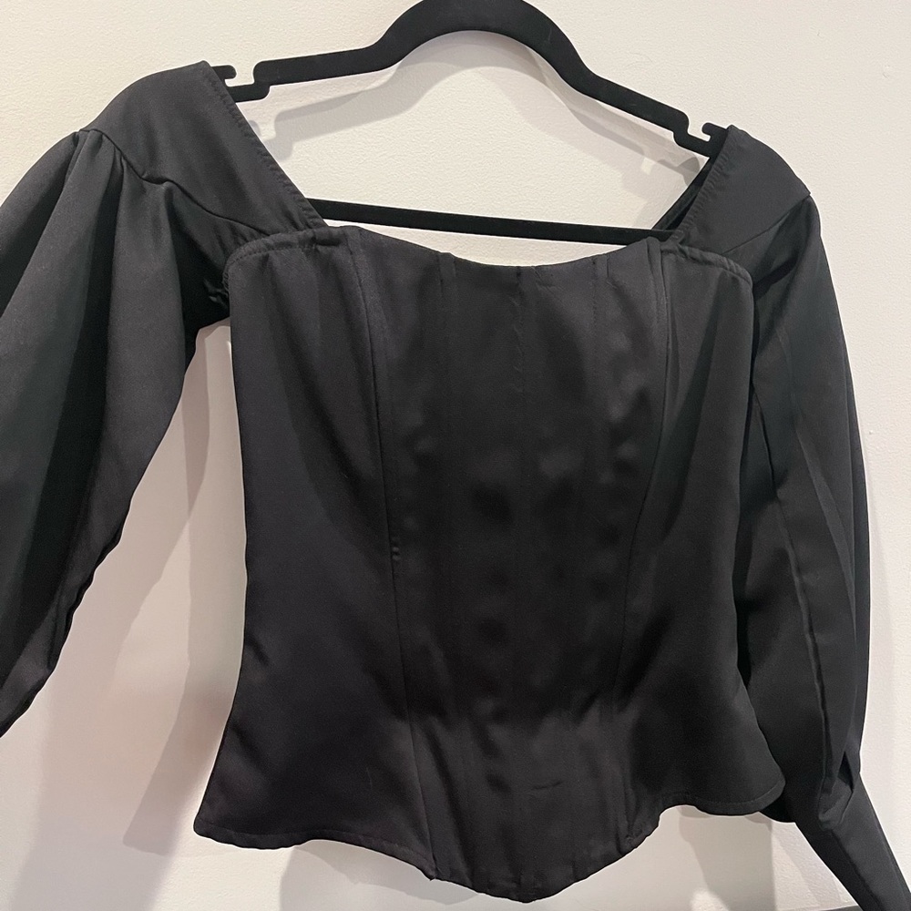Princess Polly long sleeve corset top - super cute on! Great for fall/winter